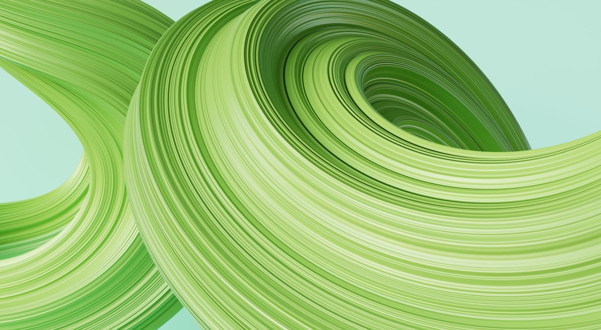 Abstract green growth texture